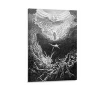 Nestemfo Póster de The Last Judgment sobre lienzo, pintura artística para oficina, hogar, decoración de pared, 30 x 45 cm