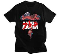 Nesthome Anime Akira Camiseta Hombre Mujer Camisetas Unisex Manga Manga Corta Verano Gran Tamaño, Negro , XXX-Large
