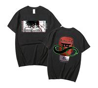 Nesthome Anime Hajime No Ippo The Fighting Camisetas Ippo Makunouchi Verano Jersey Ippo Makunouchi Camisetas Fighting Spirit Tee Cosplay Sudaderas, Negro , L