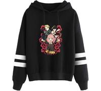 Nesthome Anime Spy x Family Sudadera con capucha Yor Forger Sudadera Loid Forger Suéter Anya Forger Manga Larga Sudadera con Capucha Divertida, Negro-1., M