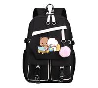 Nesthome Bubu and Dudu Divertido Regalo Niño Niña Mochilas Muy Adecuado para la Escuela Viajar Mujer Mochila Casual Adolescentes Bolsa Escolar, negro (schwarz 1), Einheitsgröße