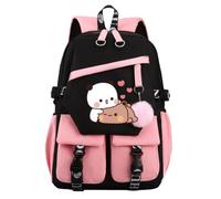 Nesthome Bubu and Dudu Divertido Regalo Niño Niña Mochilas Muy Adecuado para la Escuela Viajar Mujer Mochila Casual Adolescentes Bolsa Escolar, Rosa-3, Einheitsgröße