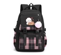 Nesthome Bubu and Dudu I Love You Funny Gift Mochila Escolar Campus Backpack Nylon Impermeable Daypacks Mujer Casual Mochila Adolescente Mochilas Moda Bolsa Escolar, negro (schwarz 2), Einheitsgröße