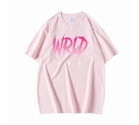 Nesthome Camiseta Juice WRLD 999 Street Casual Camiseta de Manga Corta Camiseta Deportiva Hombre y Mujer XS-3XL, Rosa., S