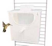 Nesting Box, Bird Breeding House, Finch Parakeet Shelter, Spacious Hatching Nest, Weather Resistant Wooden Box for Garden, Yard, Patio, Balcony, 5.31x4.13x5.12 Inches, White