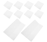NESTINGHO 10 Piezas de Tela de Bordado de Algodón Blanco Suave y Cómoda para Coser, Compatible Múltiples Técnicas, Adecuado para Prendas y Proyectos de Costura DIY