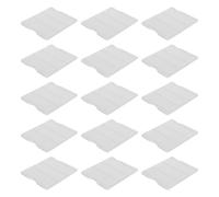 NESTINGHO 15 Piezas Caja Organizadora de Plástico de 3 Compartimentos, Diseño Rectangular para Enseñanza en Aula y Protección contra Daños