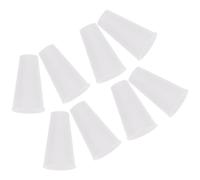 NESTINGHO 15piezas Pomos de Tirador de Cordón de Plástico Blanco para Persianas y Cortinas Prácticos y Fáciles de Instalar Repuestos Duraderos para Accesorios de Cortinas sin Taladrar