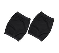 NESTINGHO 2 Piezas Bandas Sudor Brazos, Mangas Deportivas para Entrenamiento, Negro, PU Recubrimiento Plateado, Mejora la Flacidez Brazos y Reduce la Hinchazón, para Voleibol y Running