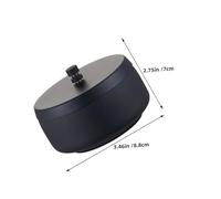 NESTINGHO 2 Piezas Cenicero De Acero Inoxidable Bandeja De Cenizas Ceniceros para Cigarrillos Bandeja De Fumar De Acero Inoxidable Negro