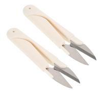 NESTINGHO 2 Piezas Tijeras Pequeñas de Tela con Diseño en Forma Funda, Cortador de Hilo para Bordado y Uso Doméstico