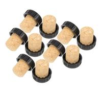 NESTINGHO 24 Tapones de Corcho de Vino en Forma T para Botellas, de Madera Ligera y Diseño Conveniente para Almacenar, Accesorios Ideales para Complementos de Vino