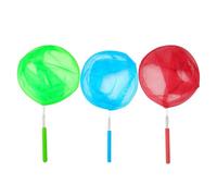 NESTINGHO 3 piezas Redes Telescópicas de Pesca Infantiles Captura de Insectos y Mariposas Mango Antideslizante Acero Inoxidable Extensibles Colores Aleatorios Herramientas Color Aleatorio