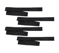 NESTINGHO 4 Piezas Banda Elástica para Peluca Banda Ajustable para Peluca Poliéster Negro 2.5cm X 65cm sin Pegamento ni Cinta Fija el Cabello