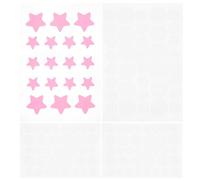 NESTINGHO 4hojas Parches para Granos Hidrocoloides Invisibles con Diseño de Estrellas Coloridas para Cuidado Facial Unidades Protección contra Acné y Cicatrices Parche Facial para