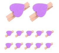 NESTINGHO 50 de Madera Púrpura Pequeñas y para Forma de Función de Fijación, para Álbumes y Pintura