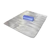 NESTINGHO Alfombrilla de Camping y Doble Cara de Aluminio, Acolchada y Plegable con Bolsa de Almacenamiento para Acampadas y Descansos al Aire Libre