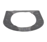 NESTINGHO Almohadilla para Asiento de Inodoro Cómodo y Duradero Antideslizante de Inodoro de Silicona Flexible y Gruesa Cojín Elevado y Flexible para Todas