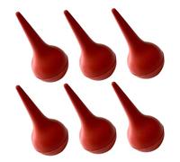 NESTINGHO Bola de Limpieza Multifuncional para Uso Seguro y Eficaz de Goma Roja para Eliminar Mucosidad y Aspirar Mocos Paquete de 6 Unidades en Bebés y Niños
