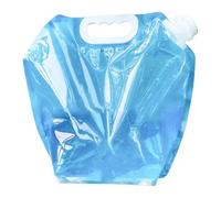 NESTINGHO Bolsa de Agua Plegable Portátil de 10l Grifo, Material Pet y Pa, Adecuado para Senderismo y Viajes por Carretera, Suministro de Agua Conveniente y Fácil de Transportar