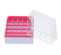 NESTINGHO Caja de Congelador de Plástico para Tubos de Centrífuga, Rejilla Criovial Compartimentos Numerados, Almacenamiento para Congelación y Clasificación de Muestras de Laboratorio