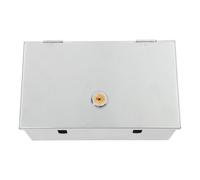 NESTINGHO Caja de Enchufe Cerradura de Acero Inoxidable para Protección Antirrobo, Resistente Intemperie, Adecuado para Oficina y Hogar Diseño Moderno y Elegante