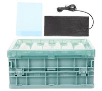 NESTINGHO Caja de Incubación para Loros Pequeña Calentamiento Rápido, Incubadora Portátil para Polluelos y Aves Criadas a Mano, Suministros para Criadoras en Casa