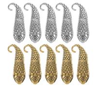 NESTINGHO Cierres de Cabeza de Serpiente para Bisutería 10 Pares de Hebillas de Aleación para Pulseras y Collares Accesorios DIY para Fabricación de Joyas Manualidades