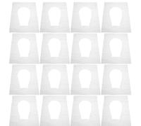 NESTINGHO Cojín para Asiento de Inodoro Desechable de Papel Blanco, 100 Piezas, Resistente y Cómodo para Uso en Baños Públicos y Oficinas