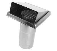NESTINGHO Cubierta Diseño Extraíble para Secadora de Acero Inoxidable de Ventilación Protección contra Lluvia y Flujo de Aire Mejorado y Extensión de 200mm para Cocina y Exteriores