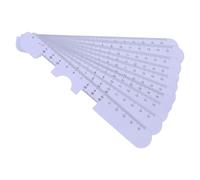 NESTINGHO de Regla de Distancia Pupilar Material Plástico Resistente 10 Piezas para Gafas Diseño Portátil Adecuado para Clínicas y Ópticas