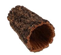 NESTINGHO Escondite para Gecko y Leopard Gecko en Tronco de Madera Hueco Color Café Función de Refugio Húmedo para Terrarios Bioactivos y Decoración Natural