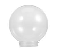 NESTINGHO Globo de Luz Acrílico Transparente de 6 Pulgadas para Iluminación Exterior en Terrazas y Porches Pantalla de Lámpara Esférica Reemplazo