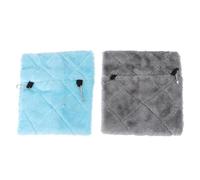 NESTINGHO Hamaca Triangular Cálida para Loros Nido de Algodón para Invierno, 2 Piezas, Adecuado para Jaulas y Descanso de Canarios y Cardenales