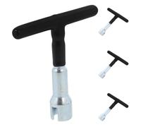 NESTINGHO Herramienta Manual y 4 Piezas para Tuercas de Gancho Mango en T de Acero Cromo-vanadio Negro, Compatible Paredes Versátiles para Decoración Interior Exhibición de Arte
