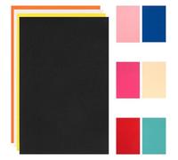 NESTINGHO Láminas de Cuero para Manualidades 10 Piezas Color Sólido 20X33 CM Cuero Artificial Material para Manualidades y Accesorios Uso Escolar y Creativo