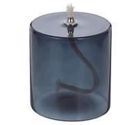 NESTINGHO Lámpara de Aceite de Vidrio Artesanal Candelabro para Decoración de Interiores y Cenas Románticas, Rellenable Aceite Líquido Transparente