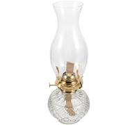 NESTINGHO Lámpara de Queroseno de Vidrio Vintage y Retro para Mesa, Resistente al Calor Valor de Colección, Adecuado para Decoración del Hogar