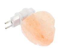 NESTINGHO Lámpara de Sal en Forma de Corazón Led, Luz Nocturna Decorativa para Dormitorio, Cristal Natural Voltaje Europeo Ac220, Ambiente Creativo y Elegante, Lámpara de Noche para Hogar