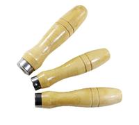 NESTINGHO Mango de Madera Set de 5 Mangos Ergonómicos para Herramienta de Corte Agujero Interior 6,8 Mm 11,3 Cm para Limas y Escofinas Uso en Bricolaje y Carpintería