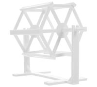 NESTINGHO Máquina de Bobinado Manual Fácil de Usar Máquina Enrolladora de Cables de Plástico Blanco, Portátil de Escritorio, para Enseñanza E Investigación en Sericultura
