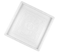 NESTINGHO Molde de Hormigón Cuadrado 40X40Cm 3.5Cm de Grosor para Adoquines Reutilizable Adecuado para Patios y Terrazas Diseño Fácil de Aplicar