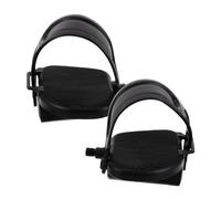 NESTINGHO Pedales para Bicicleta Estática de Ejercicio Silenciosos y Ligeros, Fabricados en PP, Eje Corto Antideslizante para Uso en Casa y Gimnasios Comerciales