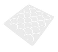 NESTINGHO Plantilla de Bordado y Costura de Patchwork de Plástico Pp Superficie Lisa y Diseño Transparente para Manualidades y Pintura