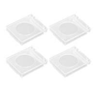 NESTINGHO Protector Desgaste de Plástico Botón de Resistente Transparente al Prueba de Agua Paquete de 4 Piezas para Interruptores Adecuado para Protección Industrial