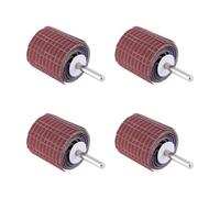 NESTINGHO Ruedas de Lijado de 6mm Paño de Esmeril y Metal para Pulido y Reemplazo de Pulido Manual, 4 Piezas para Madera, Plástico y Cobre