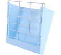 NESTINGHO Soporte de Almacenamiento para Jaula de Conejos Comedero Integrado de Plástico y Acero, Bastidor Fijo para Heno y Alfalfa, Accesorio para Alimentación de Cobayas y Chinchillas,