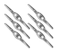 NESTINGHO Soporte Metálico para Cordón de Persianas Enrollables y Venecianas, 6 Ganchos, Abrazaderas para Cuerda de Cortinas, Accesorio para Estores, Uso en Casas y Oficinas