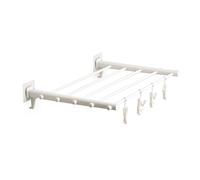 NESTINGHO Tendedero de Ropa Plegable Diseño Telescópico y 4 Clips para Colgar Ropa en Balcones y Espacios Pequeños Fácil de Almacenar