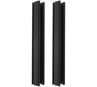 NESTINGHO Tiras de Moldura y Clips Protectores para Parabrisas de Carrito de Golf, Accesorio para Carros de Golf, Piezas para Sellado y Ajuste, Juego de 2 Piezas 12.59X1.57X1.18 Pulgadas,